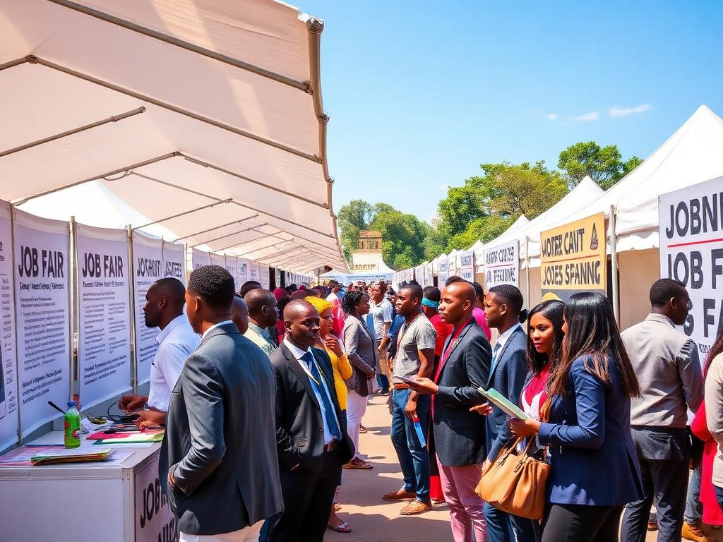 Kazi Kwa Vijana Job Fair poster